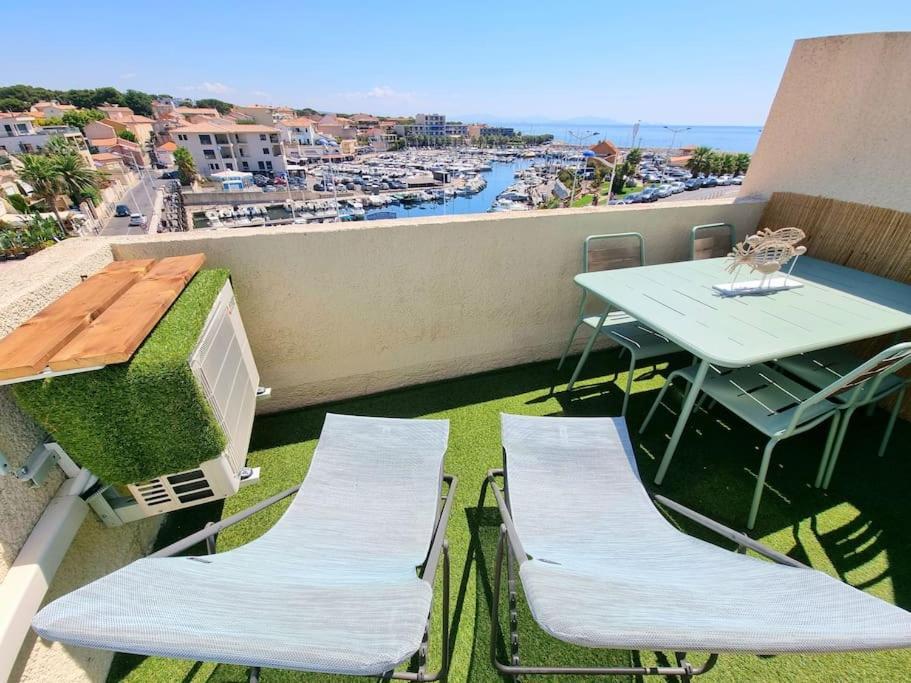 Superbe Appartement Avec Vue Mer Et Terrasse Sausset-les-Pins Eksteriør bilde