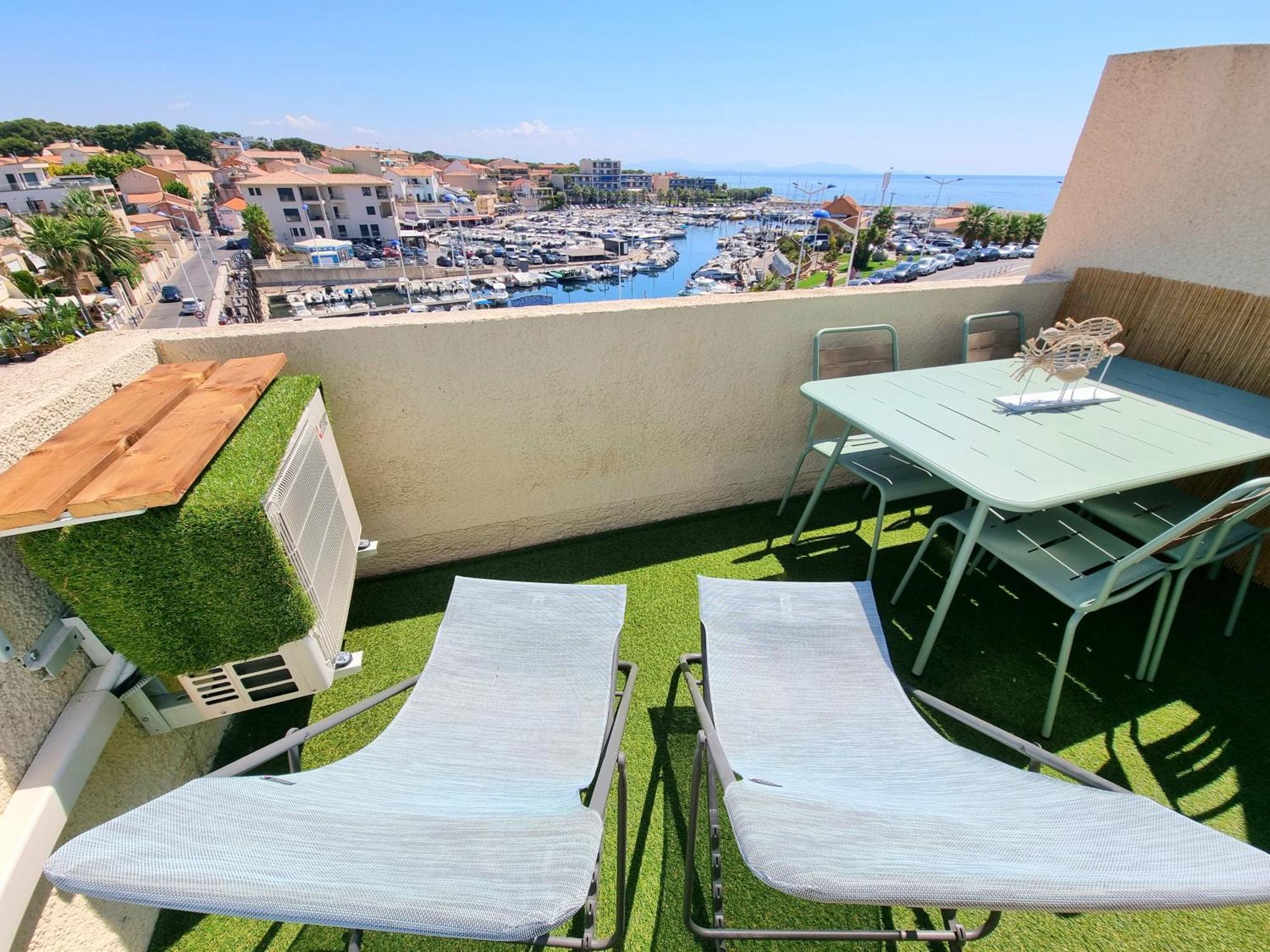 Superbe Appartement Avec Vue Mer Et Terrasse Sausset-les-Pins Eksteriør bilde